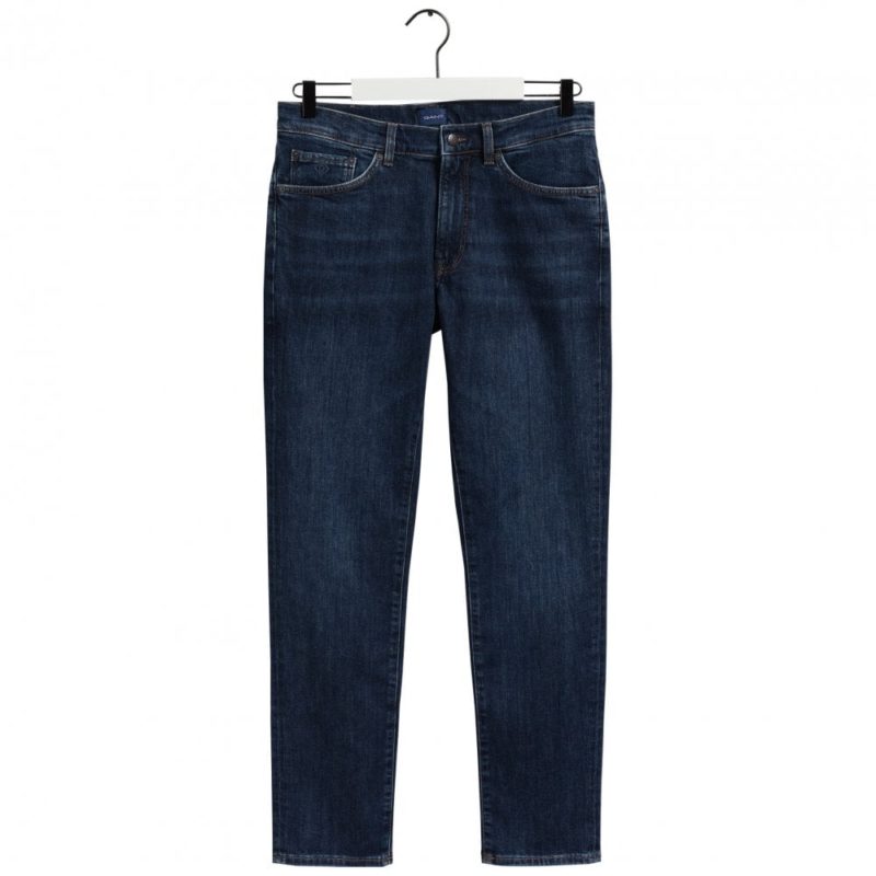 Gant Men's Hayes Slim Fit Jeans - (Navy) | 1