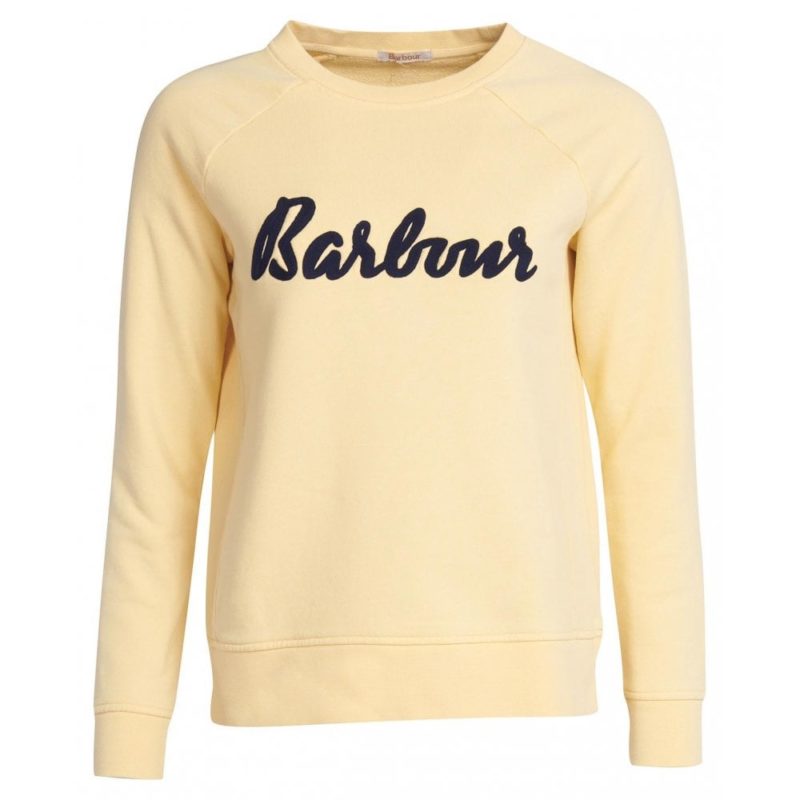 Barbour Women's Otterburn Overlayer Sweatshirt - (Yellow Haze) | 1