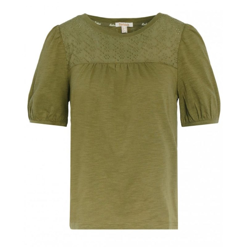Barbour Women's Pearl Top - (Olive Tree) | 1