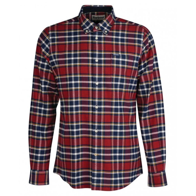 Barbour Betsom Tailored Fit Shirt (Red Check) | 1