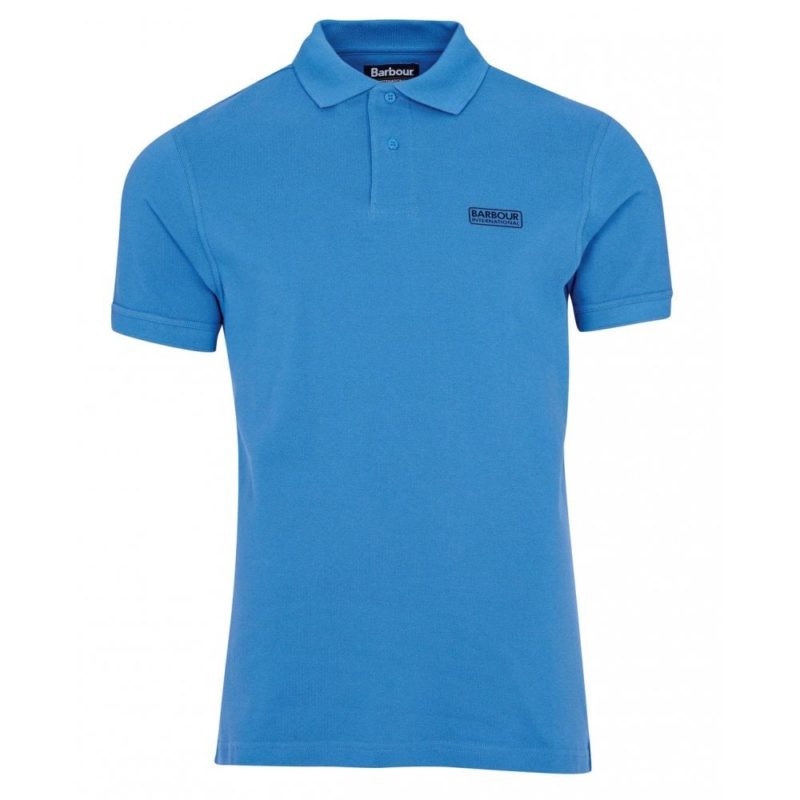 Barbour International Essential Polo Shirt (Pure Blue) | 1