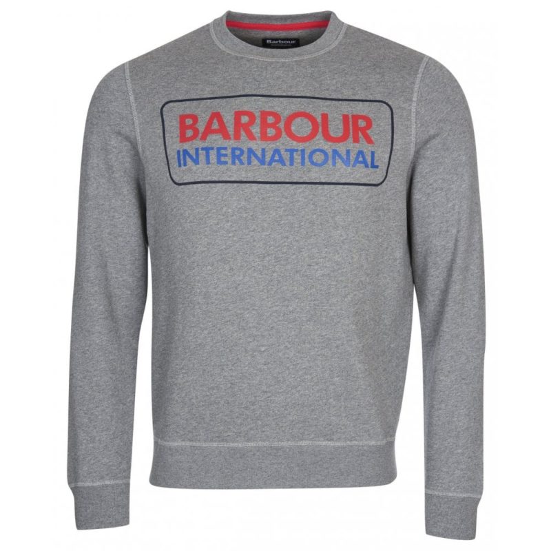Barbour International Men's Event Sweatshirt - (Anthracite Grey) | 1
