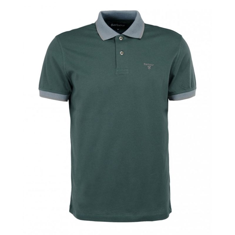 Barbour Cornsay Polo Shirt (Green Gables) | 1
