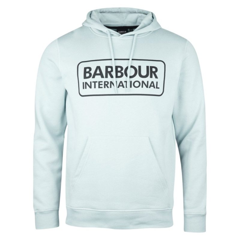 Barbour International Men's Pop Over Hoodie - (Aqua) | 1