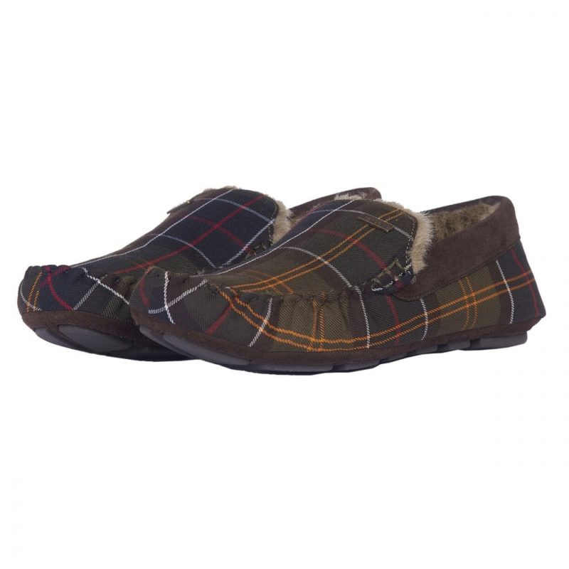 Barbour Men's Monty Slippers (Recycled Classic Tartan) | 1