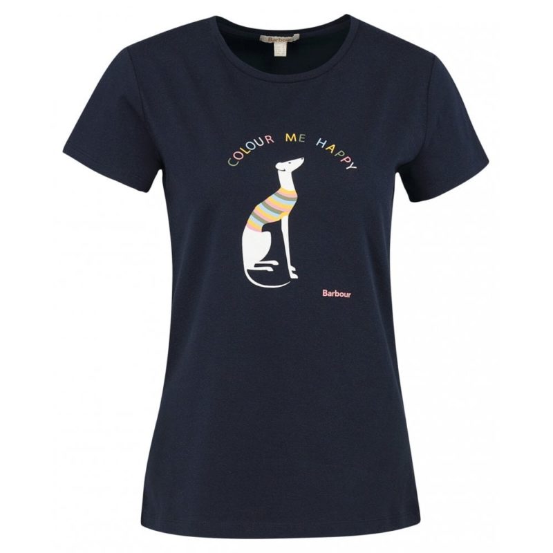 Barbour Women's Bowland T-Shirt - (Navy) | 1