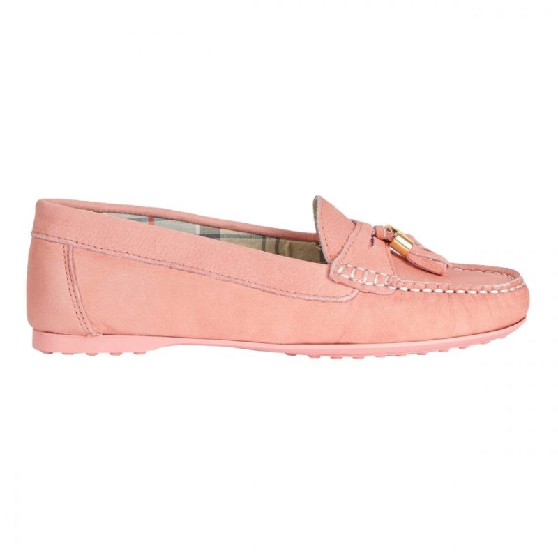 Barbour Women's Myla Driving Shoes (Peach) | 1