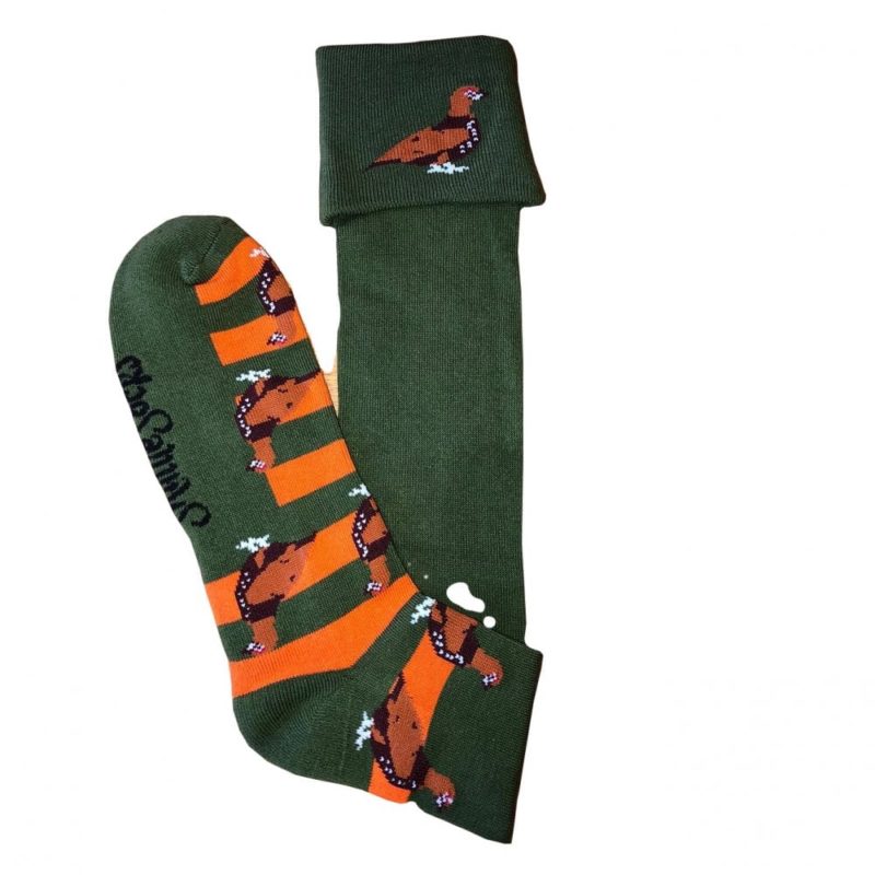 Shuttle Socks Grouse Shooting/Walking Socks (Orange) | 1