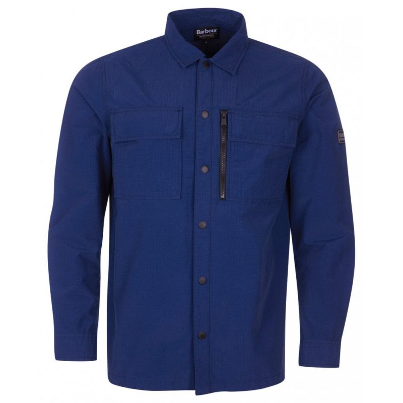 Barbour International Men's Slipstream Overshirt - (Regal Blue) | 1