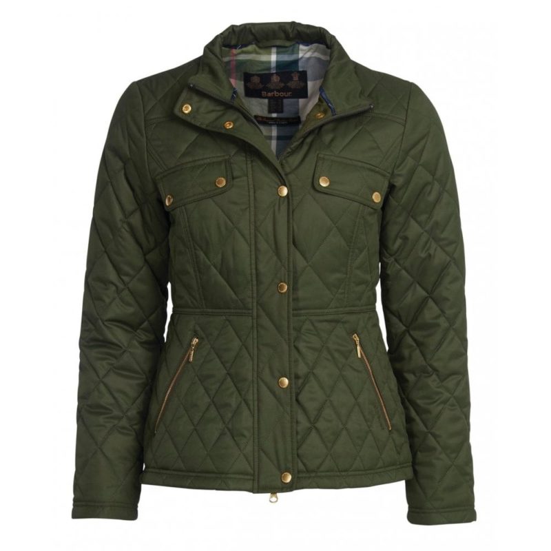 Barbour Women's Broxfield Quilted Jacket - (Olive) | 1