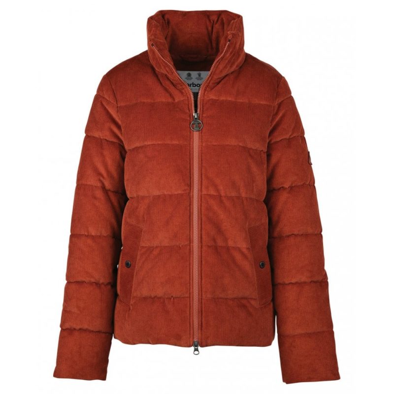 Barbour Women's Aubrey Quilted Jacket (Burnt Henna) | 1