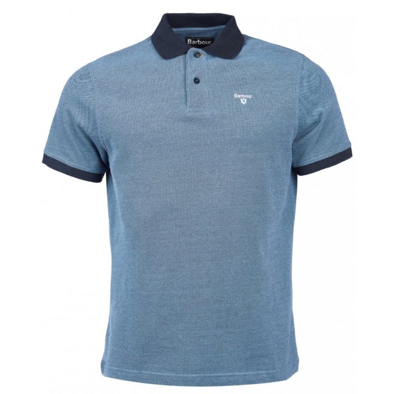 Barbour Sports Mix Polo Shirt (Navy) | 1