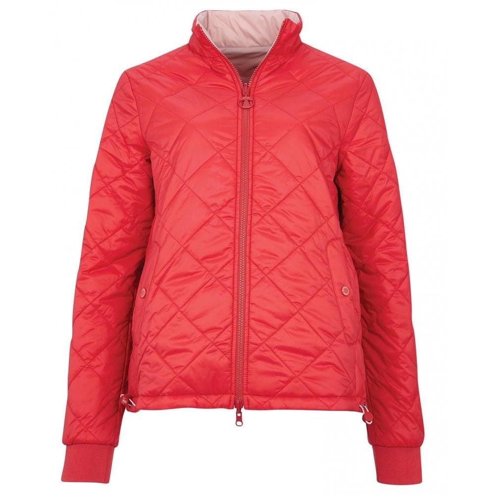 Barbour Women's Southport Quilted Jacket - (Ocean Red/blusher Red) | 2