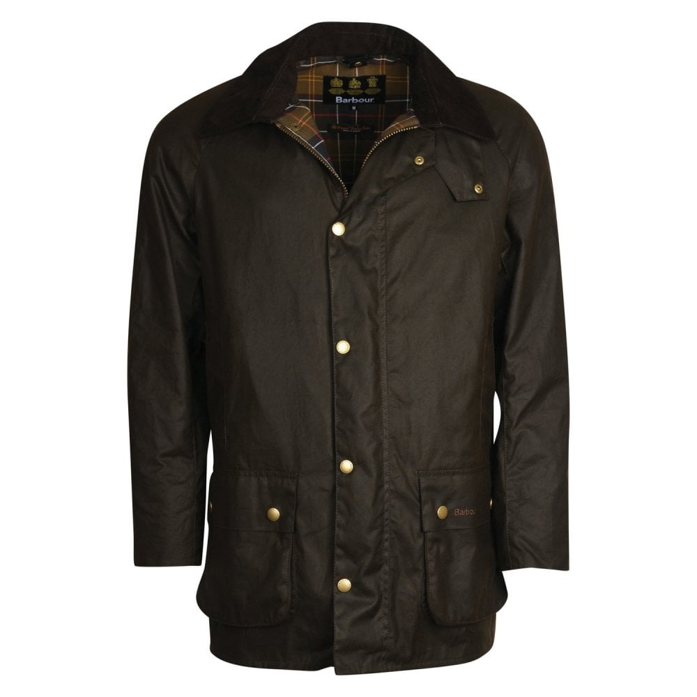 Barbour Beausby Wax Jacket (Olive) | 1