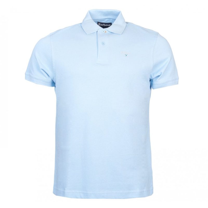 Barbour Sports Polo Shirt (Sky Blue) | 1
