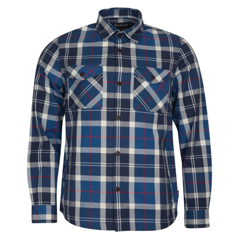 Barbour Men's Canwell Overshirt - (Summer Navy) | 1