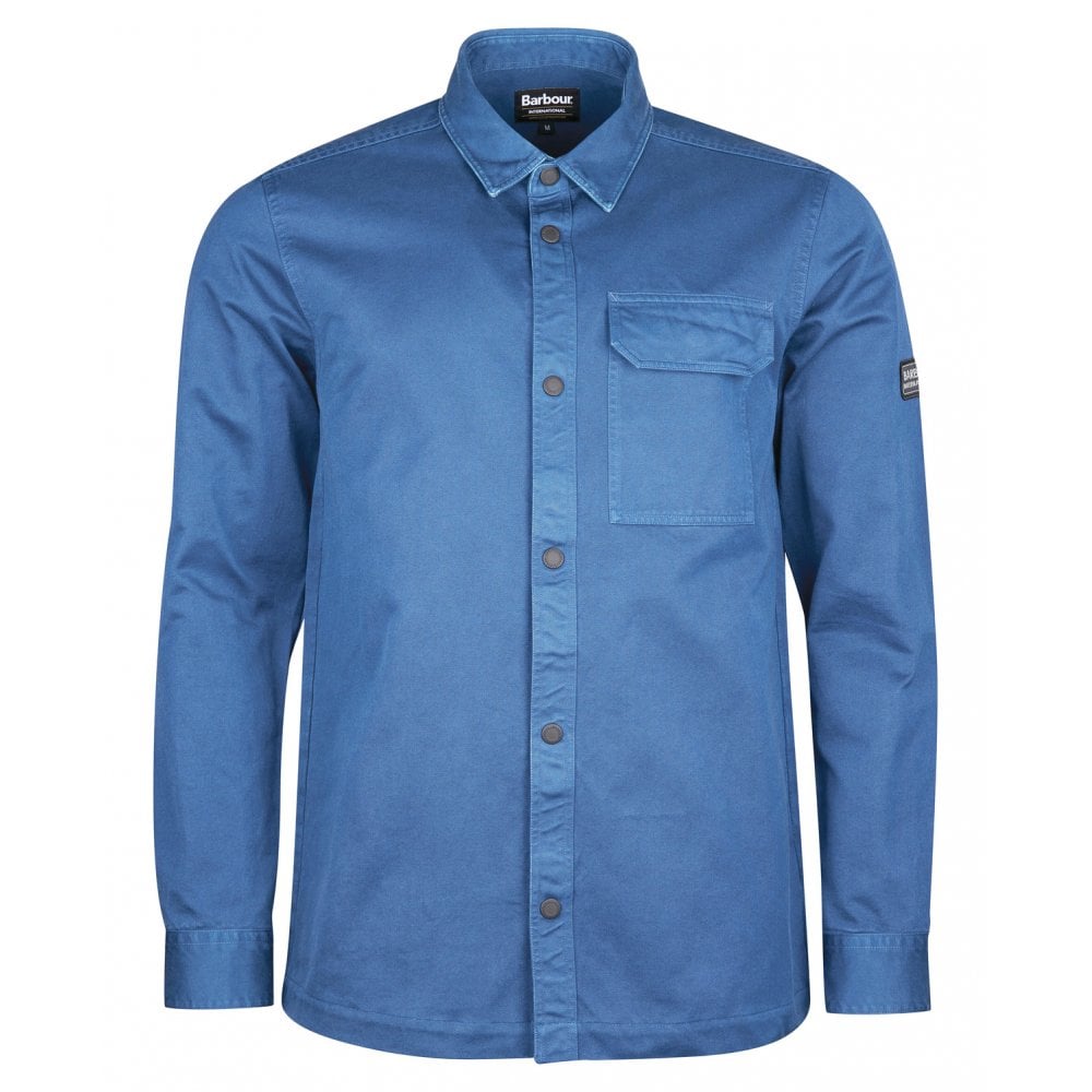 Barbour International Men's Pursuit Overshirt - (Blue) | 3