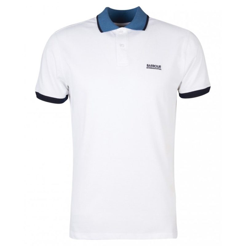 Barbour International Men's Howall Polo Shirt - (White) | 1