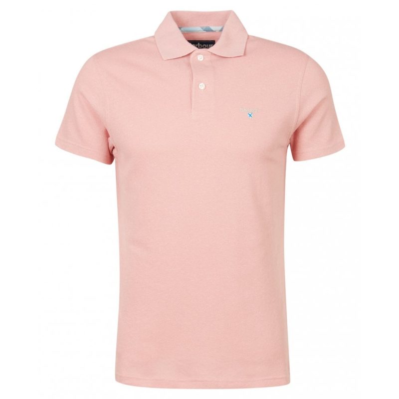 Barbour Ryde Polo Shirt (Pink Salt) | 1