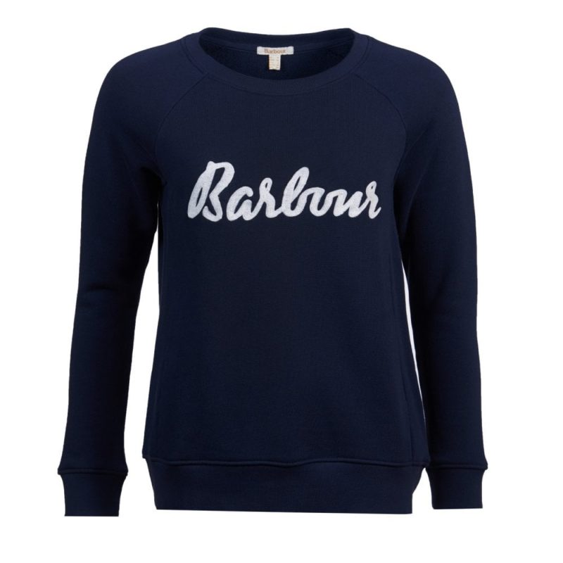 Barbour Women's Otterburn Sweatshirt - (Navy) | 1