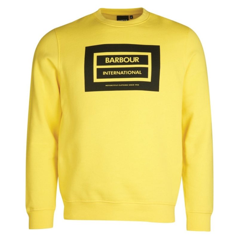 Barbour International Men's Legacy Logo Sweatshirt - (International Yellow) | 1
