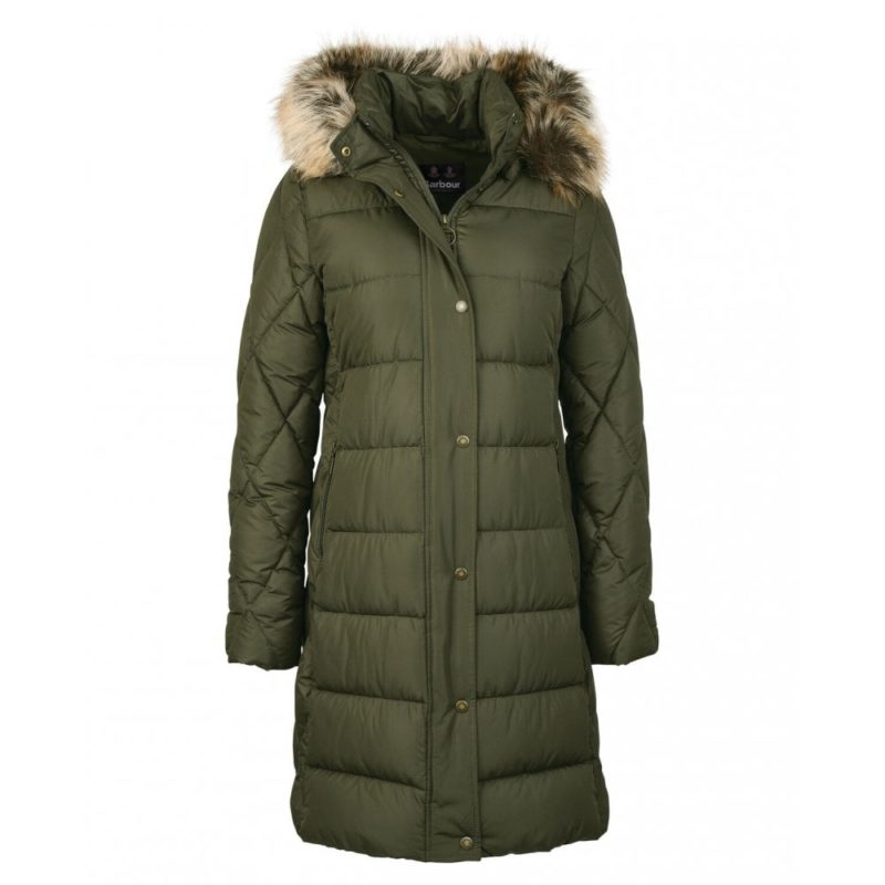 Barbour Women's Daffodil Quilted Jacket - (Olive) | 1