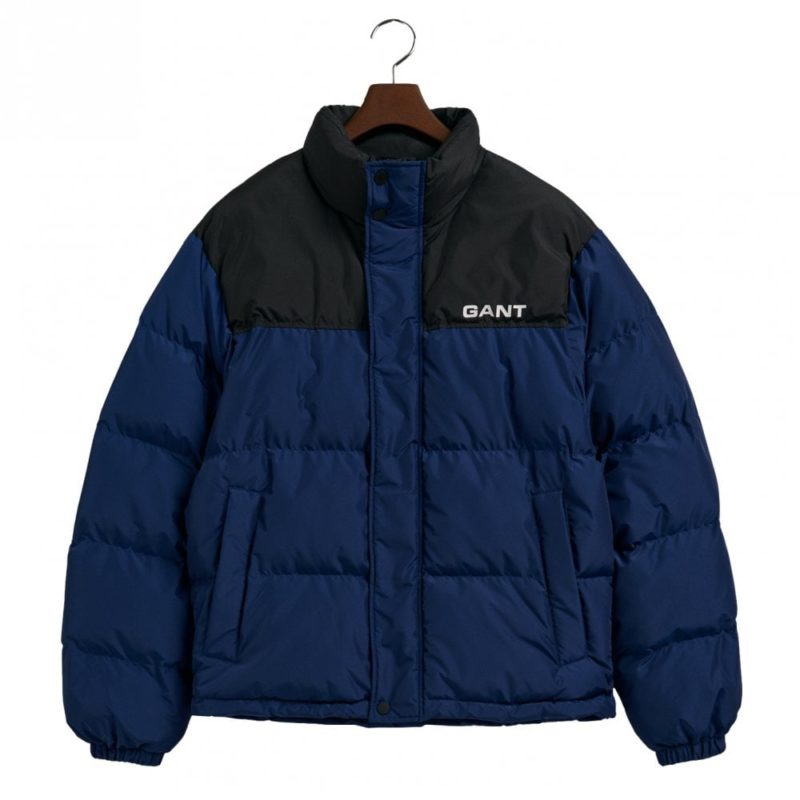 Gant Men's Blocked Padded Jacket - (Blue) | 1