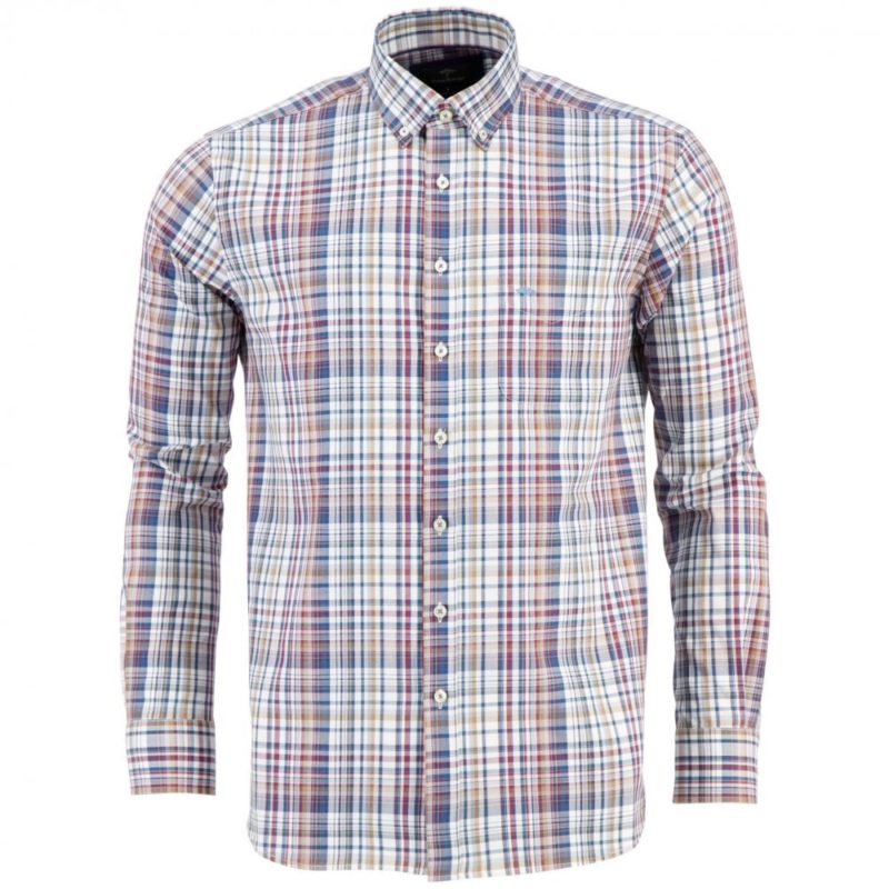 Fynch Hatton Supersoft Cotton Shirt - Multi (check) | 1
