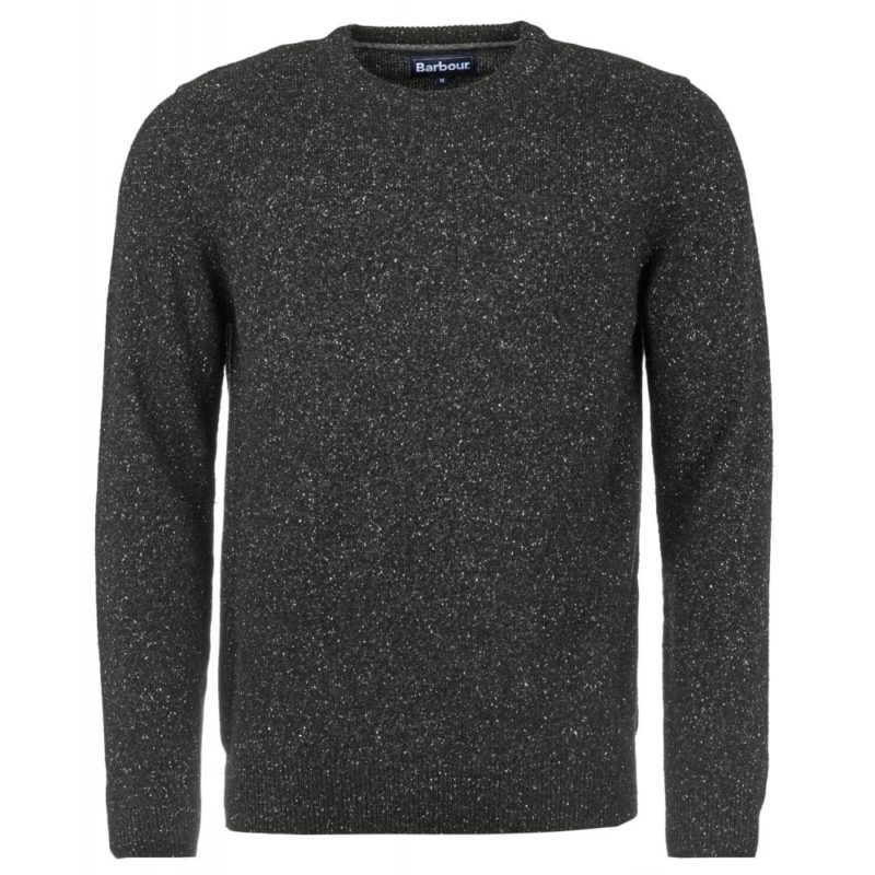 Barbour Tisbury Crew Neck Sweater (Black) | 1