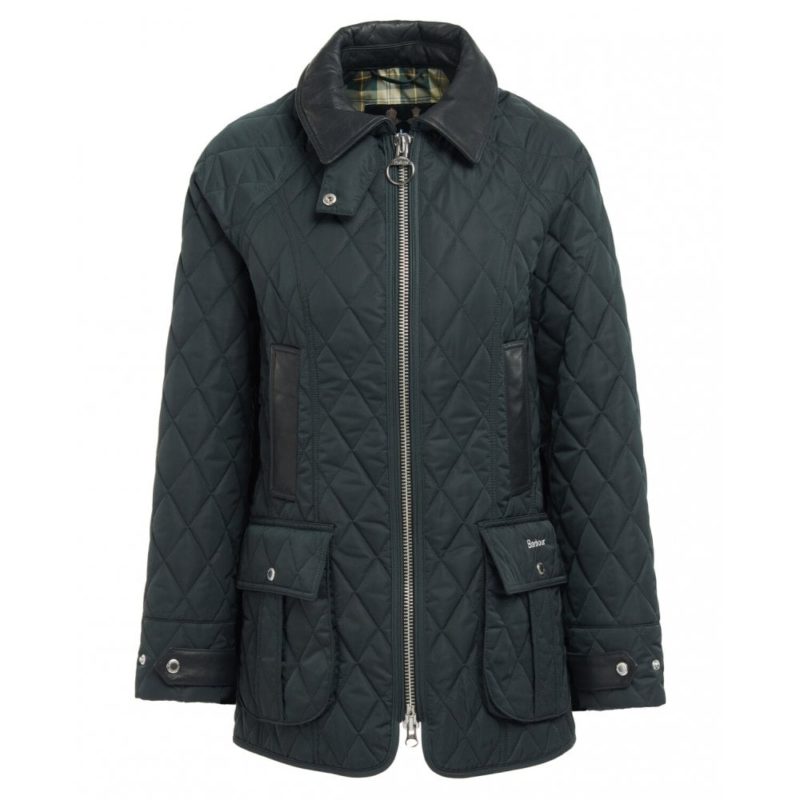 Barbour Women's Premium Beadnell Quilted Jacket - (Black) | 1