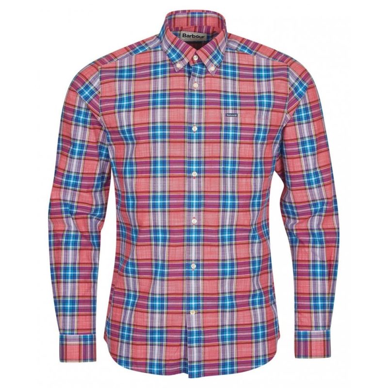 Barbour Hartcliff Tailored Fit Shirt (Red) | 1