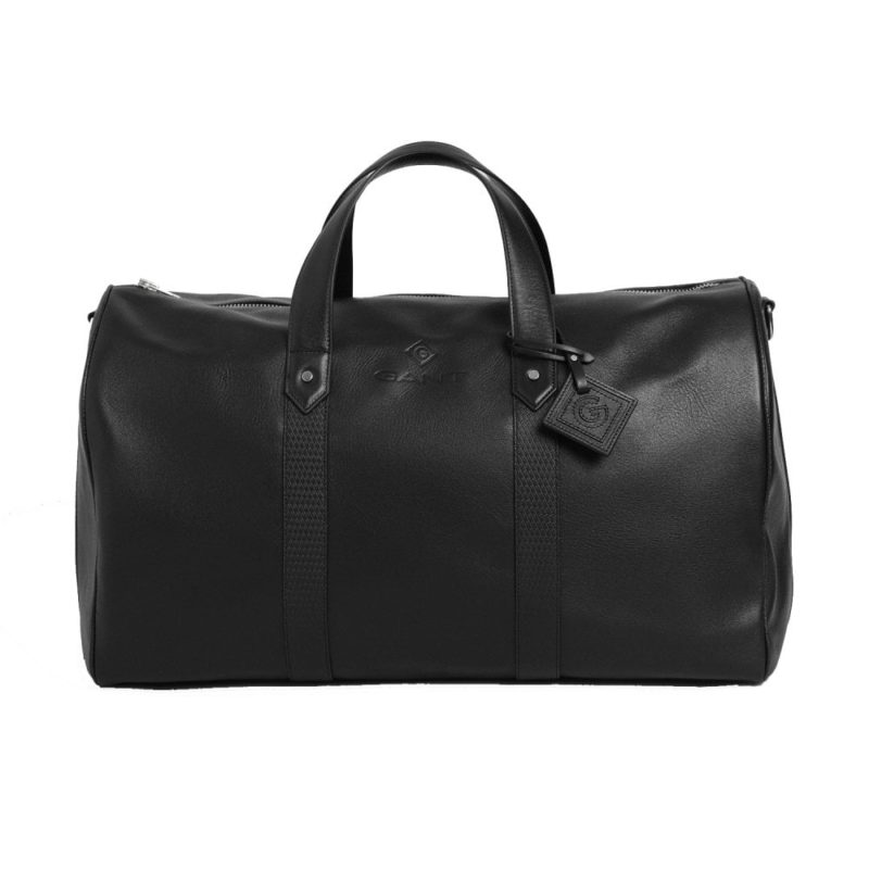 Gant Leather Weekend Bag - (Black) | 1