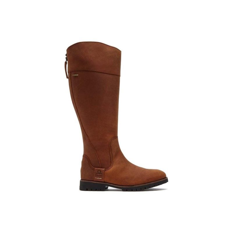 Chatham Gatcombe 100% Waterproof Knee-length Boot (Walnut) | 1