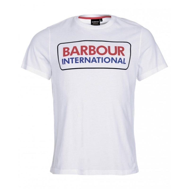 Barbour International Event Logo Tee (White) | 1