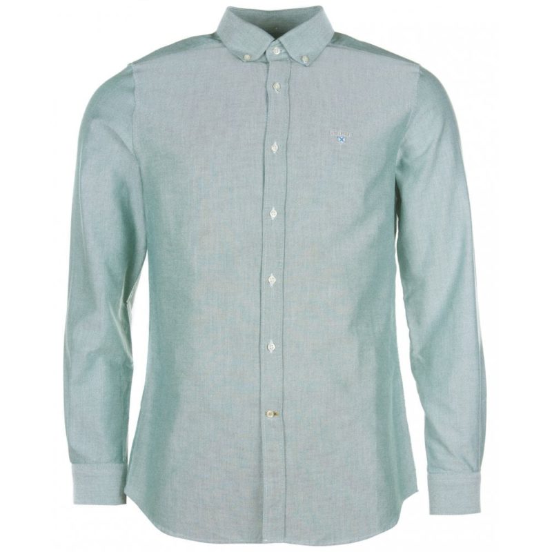 Barbour Oxford 3 Tailored Fit Shirt (Green) | 1