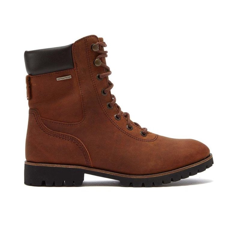 Chatham Epworth Premium Leather Waterproof Ankle Boots (Walnut) | 1