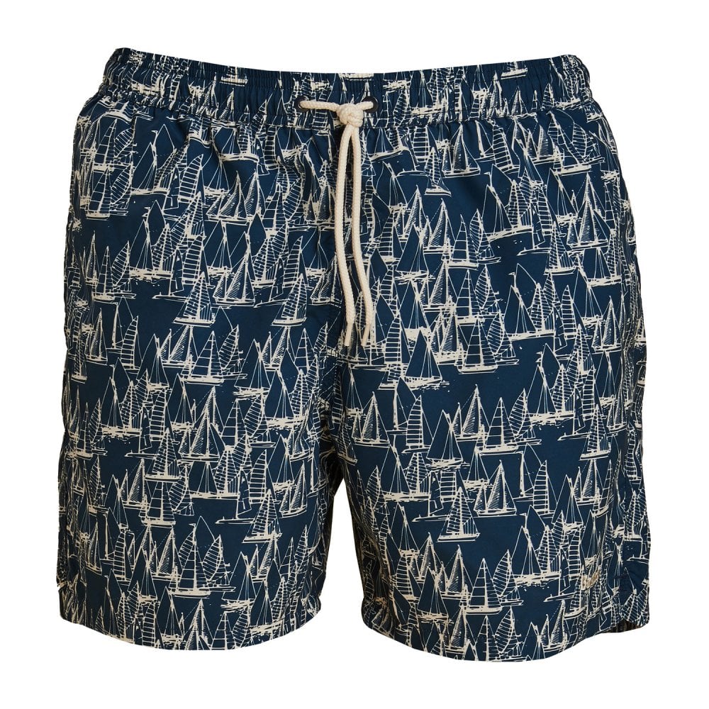 Barbour Men's Boat Swim Shorts - (Navy) | 4