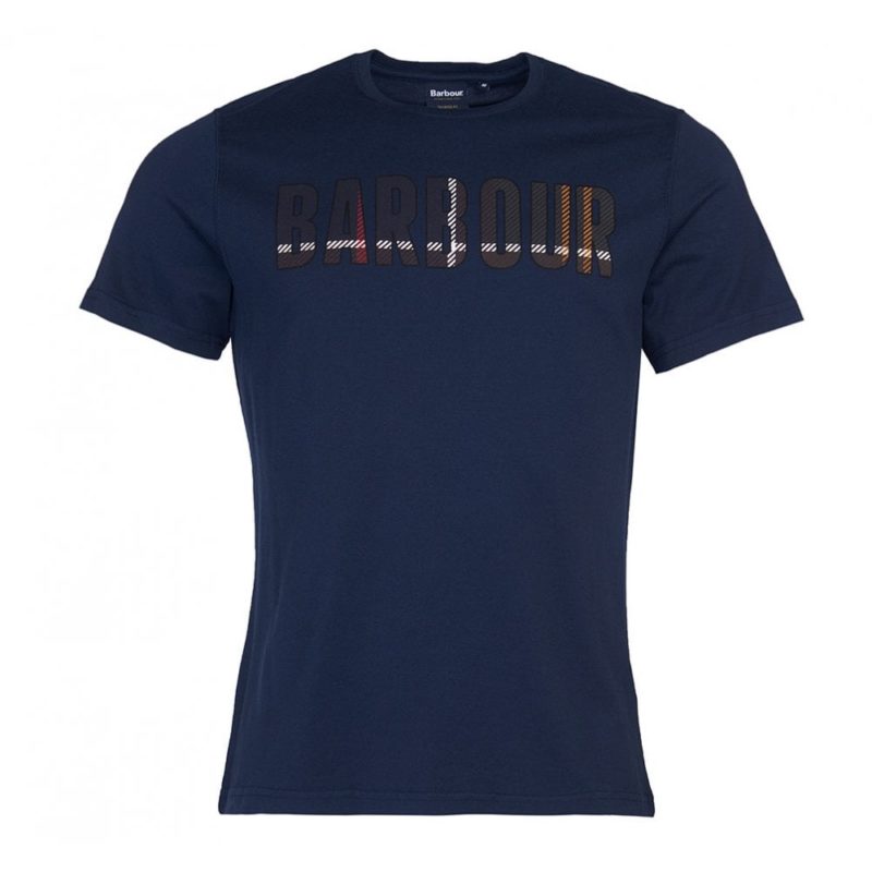 Barbour Wallace Tee (Navy) | 1