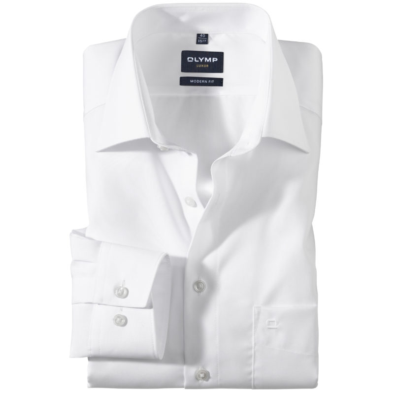 Olymp Men's Luxor Modern Fit Shirt - (White) | 1