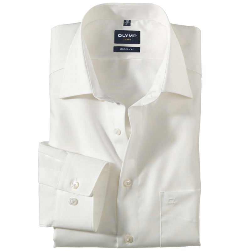 Olymp Men's Luxor Modern Fit Shirt - (Cream) | 1