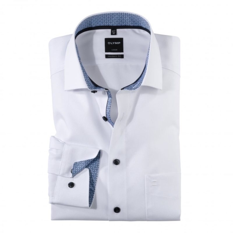 Olymp Luxor Modern Fit Shirt (White) | 1