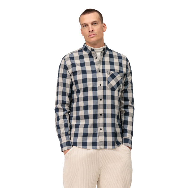 Olymp Men's Casual Regular Fit Shirt - (Navy) | 1