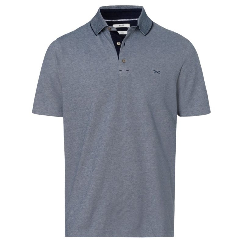 Brax Petter Smart Casual Polo Shirt (Blue) | 1