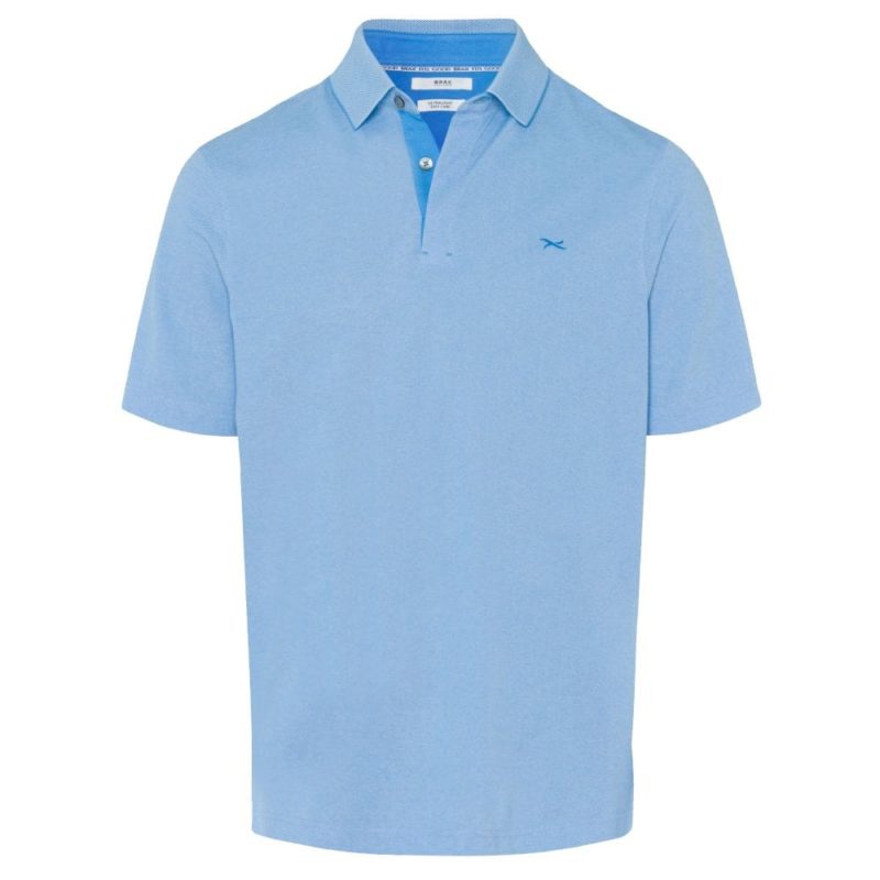 Brax Petter Smart Casual Polo Shirt (Light Blue) | 1