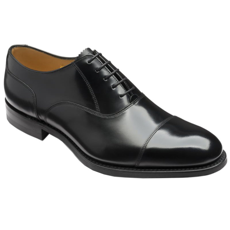 Loake Men's 806 Polished Oxford Shoe - (Black) | 1