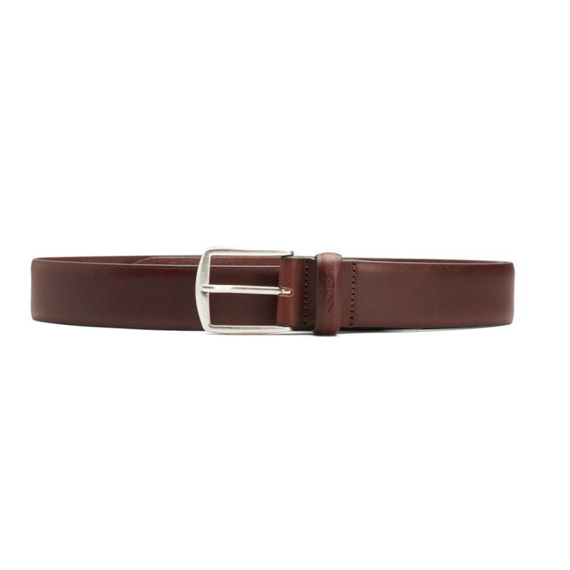 Gant Classic Leather Belt (Brown) | 1