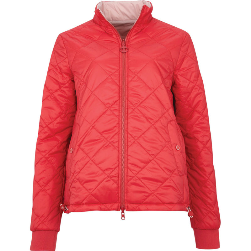 Barbour Women's Southport Quilted Jacket - (Ocean Red/blusher Red) | 1