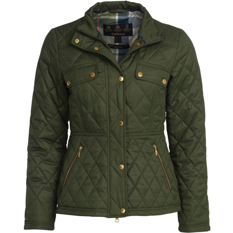 Barbour Women's Broxfield Quilted Jacket - (Olive) | 1