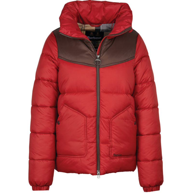 Barbour Women's Belford Quilted Jacket - (Dk Red/mahogany Dress) | 1