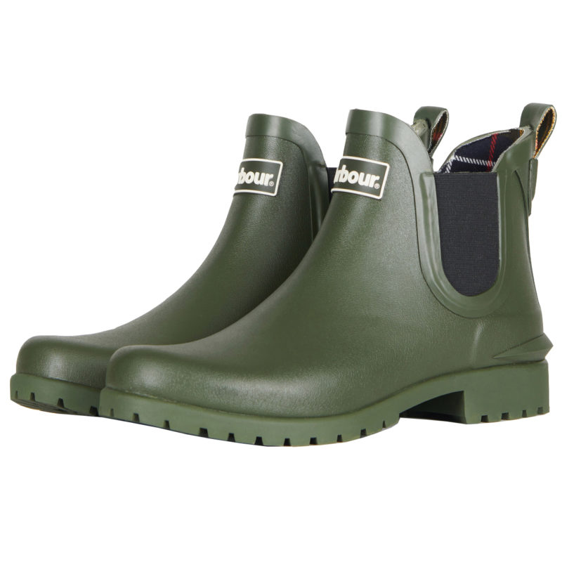 Barbour Women's Wilton Wellingtons - (Olive) | 1